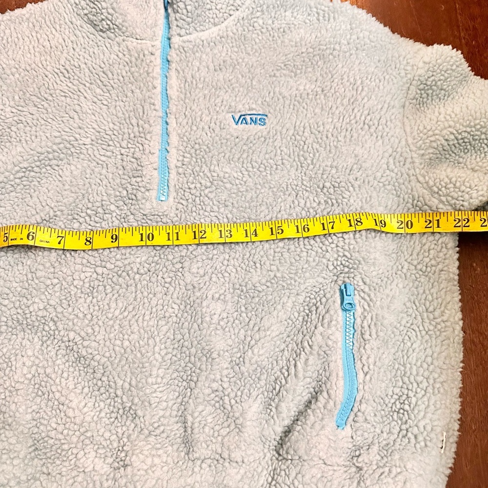 Vans Sherpa Zip Fleece Sweater. Small - Picture 7 of 8
